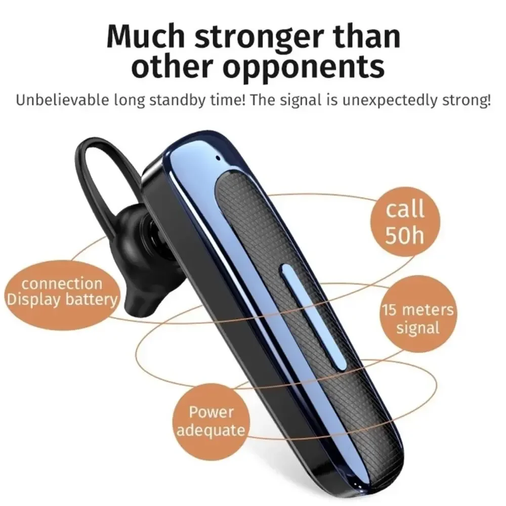 NEW hands free Bluetooth earbud headset with mic microphone B187